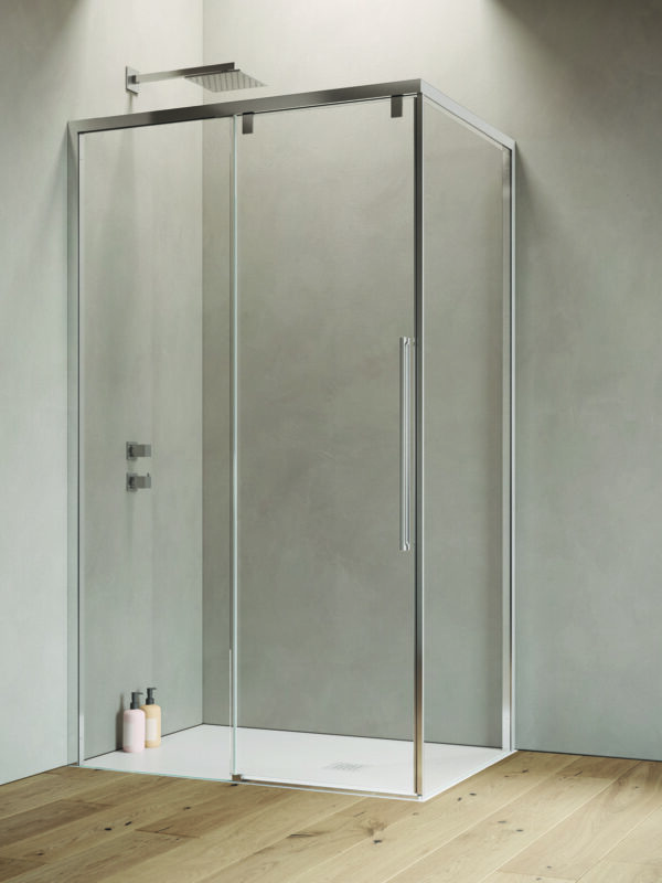 BOX DOCCIA SCORREVOLE+FISSO -PROMO